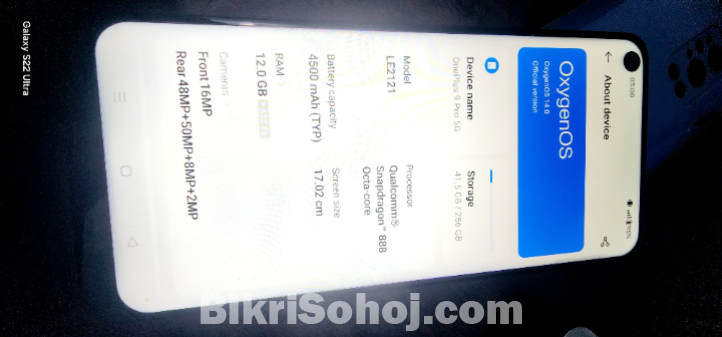 One plus 9pro 12/256